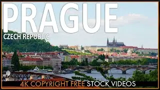 The Streets Of Prague Czech Republic  - Copyright Free Stock Footage