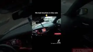 Losing traction in the rain