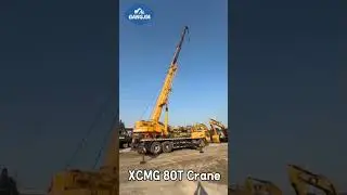 XCMG 80-ton truck crane, in stock.#secondhand #secondhandmachinery #XCMG #CRANE #USED  #automobile