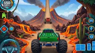 Monster Truck Stunt Racing - Extreme Mega Ramp Driving Simulator - Android Gameplay