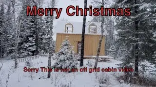 Merry Christmas From Wandering Wiley.  This is not a cabin build series
