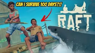 SURVIVING 100 DAYS!!? (RAFT) *Ep 3*🔴(LIVE)🔴