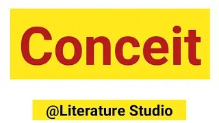 Conceit || Literary term || Literature Studio