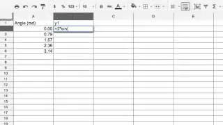 Making a Spreadsheet on Google