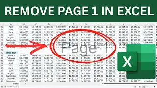 How to Remove Page 1 Watermark in Excel (Quick Fix)