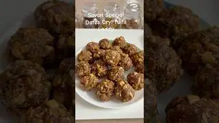 Datet Dry Fruits Ladu #sugerfree #Dryfruits #fiber #multivitamins #shorts #healthyladdurecipe