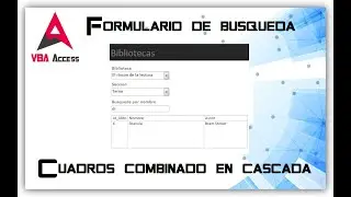 Formulario de consulta: Cuadros combinados en cascada 🎤