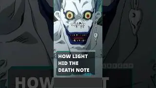 How Light Hid the Death Note#shorts #movie #recap