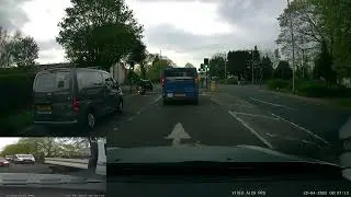Had to shut me out - just an arrogant driver.