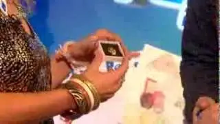 Helen Skelton is presented with her gold Blue Peter badge