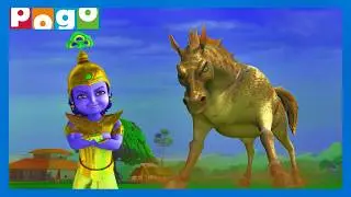 Little Krishna 🪈| Krishna Ka Knockout Game! 👊| Hindi Cartoon 😍| Kids Stories | @PogoChannel
