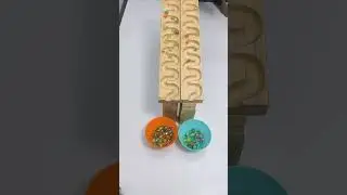 Marble Run Race ASMR くみくみスロープ#marblemachine #marblemania #marblerace #haba #short