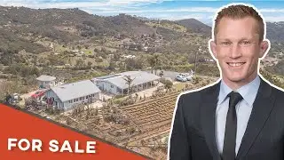 Home with Gorgeous Views Sitting on 4.83 Acres for Sale @3801 Sumac Summit Fallbrook, CA