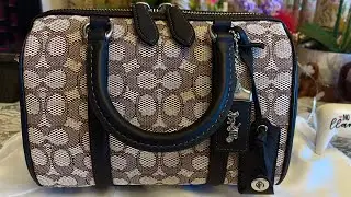 Coach Ruby satchel 25 jacquard leather comparison savings codes below