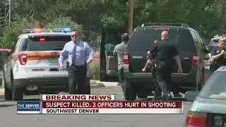 Suspect killed, 3 PD officers hurt in shooting