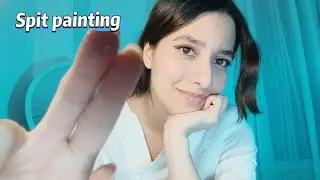​You Need This ASMR: Spit Painting & Tingly Mouth Sounds 🥥🌧️