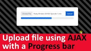 How to Upload Files Using AJAX and Show a Progress Bar with PHP & jQuery - Hindi