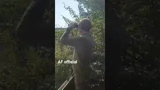 Soldier Ukraine is monitoring the position of the Russian military #shorts