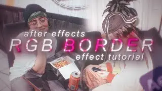 Trending RGB Border effect Tutorial | After effects