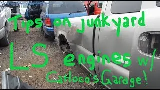 Tips on finding LS engines at a junkyard w/ Catloco's Garage