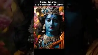Krishna A.I. Generated Images: The Ultimate Visual Delight #shorts #krishna #janmashtami