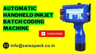 Automatic Handheld Inkjet Batch Coding Machine | Lowest Price | Very Easy To Operate