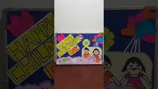 children's day theme ideas|simple childrens day decoration ideas in school #children day
