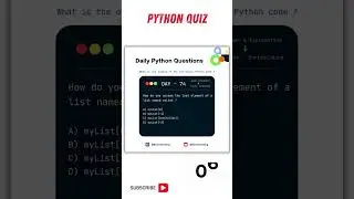 Python Coding Challenge Day - 74 | What is the output of the following Python Code?  