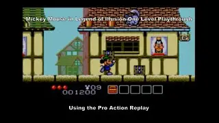 Mickey Mouse In Legend of Illusion One Level Playthrough on Master System's PAR :D #MasterSystem