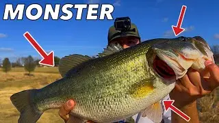 I Caught My BIGGEST Bass of The Year on CHRISTMAS DAY!