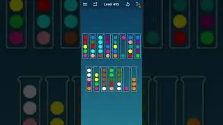 BALL SORT PUZZLE LEVEL 495