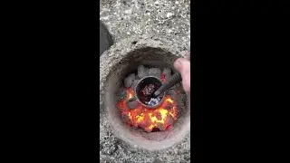 Casting aluminum into orbeez #Shorts