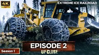 Extreme Ice Railroad: Canada&rsquo;s Freight Trains vs Arctic Winter [4K] | Up Close