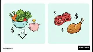 غوښه څنګه ستاسو جیب خالي کوي؟ 💸📉 اقتصادي تاوان (How Meat Empties Your Pocket? 💸📉 Economic)