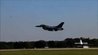 Airshow London 2016 - F-16 x4 Departure