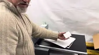 Die cutting Business cards and Stars on the Paperfox H500A