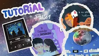 Tutorial librito Luna🌙- Zoé 🎶 Parte 1 diy| popup| luna🌙