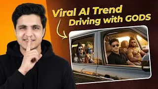 Bhagwan jee ki car driving wali video kaise banaye | AI Trend Breakdown | Editminds AI