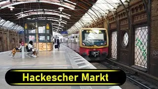 S-Bahn Station Hackescher Markt - Berlin 🇩🇪 - Walkthrough 🚶