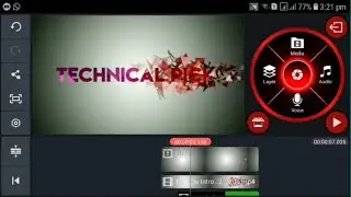 How to make Cool Particles Intro & Text Animation in Kinemaster