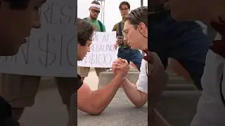 Nerd VS Bodybuilder, winner gets $100