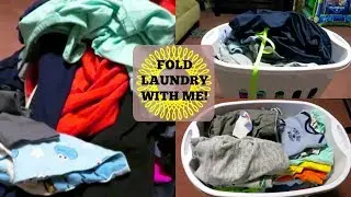 FOLD LAUNDRY WITH ME | Speed Clean | Laura Felicia