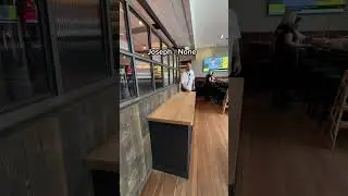 Bartender shot sliding challenge - how close can you get to the edge 🍋
