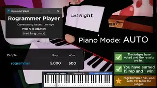 I made an auto piano player in roblox...