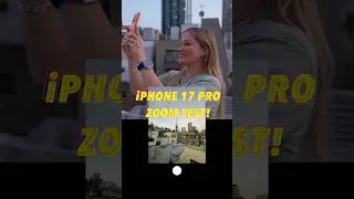 Тест iPhone 17 Pro с 8-кратным зумом!