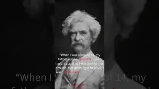 Mark Twain Quotes About Life | Mark Twain | YouTube short #marktwain