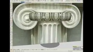 SketchUp A2. Ионическая колонна. шаг 1 / Ionic Columns. step1