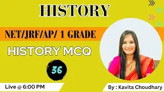 Mughal Art and Architecture MCQ NET/JRF/AP History MCQ || Part-36|| 06:00 PM|| By - Kavita Choudhary