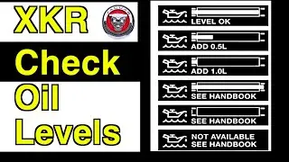 There's no Dip Stick! - Check Engine Oil level Jaguar XKR