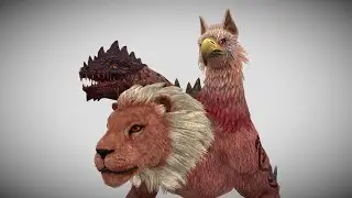 Chimera (Red) ∣ ESO &rsaquo; Creatures &rsaquo; Monsters